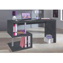 Bureau droit moderne 140 cm gris ardoise Celtic