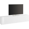 Meuble TV moderne blanc laqué brillant 180 cm Maroussia