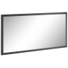 Miroir rectangulaire laqué anthracite Corsiva