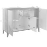 Buffet/bahut 120 cm moderne 3 portes/1 tiroir Shine