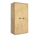 Armoire enfant contemporaine 102 cm chêne artisanal Leana