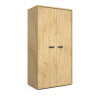 Armoire enfant contemporaine 102 cm chêne artisanal Leana