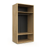 Armoire enfant contemporaine 102 cm chêne artisanal Leana