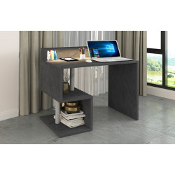 Bureau droit haut moderne gris ardoise Celtic