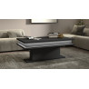 Table basse rectangulaire moderne anthracite mat Kanelle