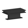 Table basse rectangulaire moderne anthracite mat Kanelle