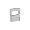 Banc extensible contemporain pin blanc Montoya