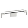 Banc extensible contemporain pin blanc Montoya