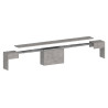 Banc extensible contemporain ciment brut Montoya