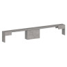 Banc extensible contemporain ciment brut Montoya