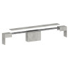 Banc extensible contemporain gris béton Montoya