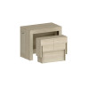 Banc extensible contemporain coloris orme Montoya