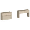 Banc extensible contemporain coloris orme Montoya