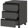 Caisson de bureau mobile coloris graphite Betina