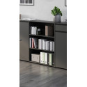 Etagère de bureau H 120 cm coloris graphite Betina