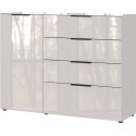 Buffet/bahut moderne 134 cm gris cachemire Oklahoma