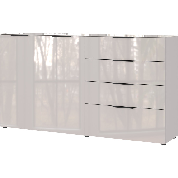 Buffet/bahut moderne 184 cm gris cachemire Oklahoma