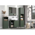 Ensemble de salle de bain contemporain vert sapin Lissandre