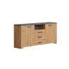 Buffet/bahut contemporain 180 cm chêne artisan Fabrizio