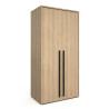 Armoire enfant contemporaine 102 cm chêne sable Juliana