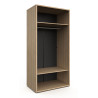 Armoire enfant contemporaine 102 cm chêne sable Juliana