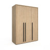 Armoire enfant contemporaine 151 cm chêne sable Juliana