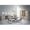 Buffet/bahut contemporain 225 cm chêne canada Emilia