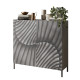 Buffet haut moderne sérigraphié gris béton Blake