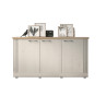 Buffet/bahut contemporain 164 cm chêne blanc Elbeth