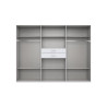 Armoire adulte moderne 270 cm chêne artisan/graphite Hortensia