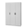 Armoire contemporaine 120 cm blanche Willy
