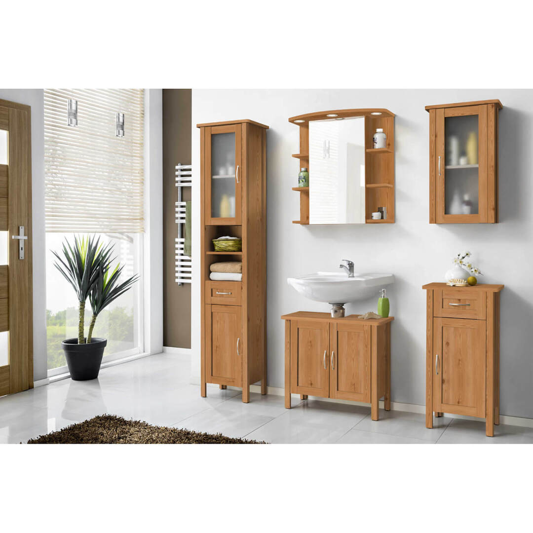 Armoire-de-toilette-contemporaine-avec-miroir-coloris-miel-...