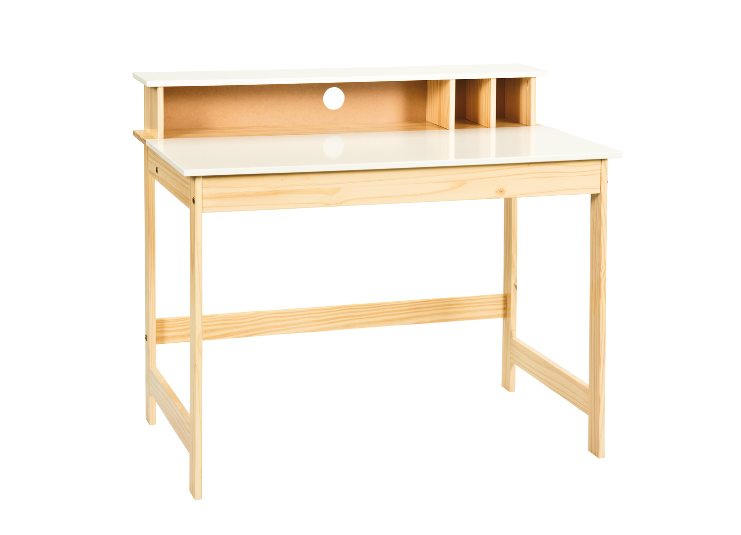 Bureau Enfant Contemporain En Pin Massif Jessy Matelpro