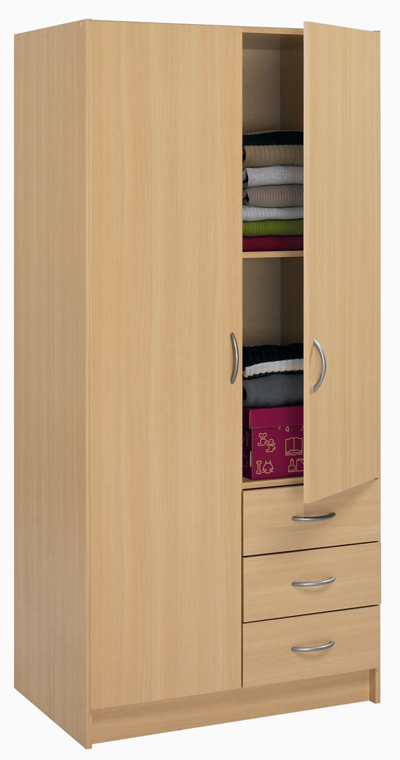 Armoire 2 portes et 3 tiroirs SIRIUS Matelpro