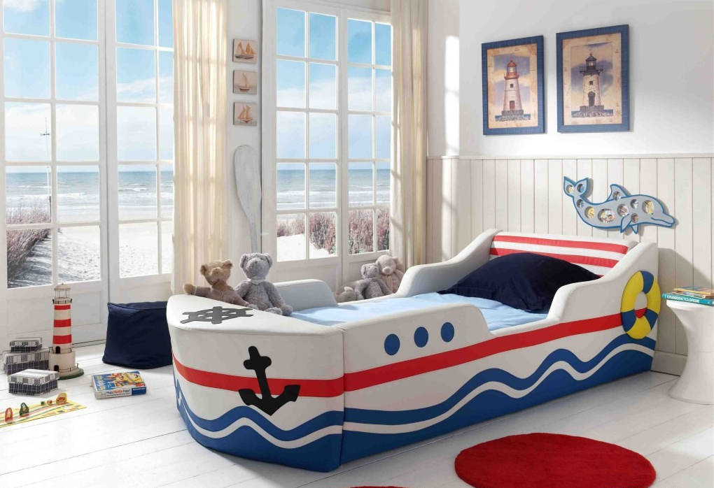 Lit Enfant Bateau Neptune