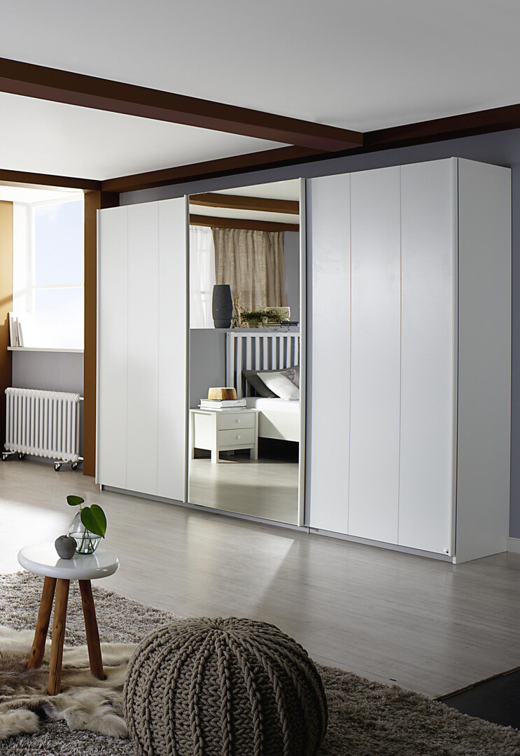  Armoire  adulte moderne  blanche San Francisco Matelpro