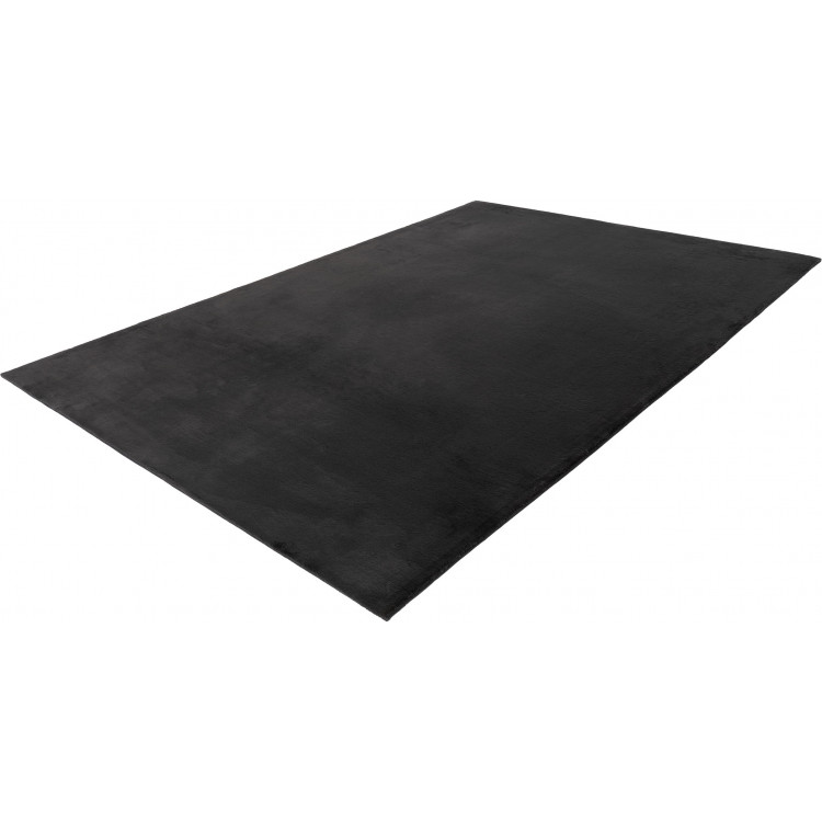 Tapis uni doux pour salon rectangle Paradise