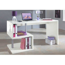 Bureau moderne blanc laqué Celtic