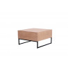 Table basse moderne en bois massif Angie