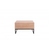 Table basse moderne en bois massif Angie